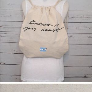 Tom’s Unisex Drawstring Natural Canvas